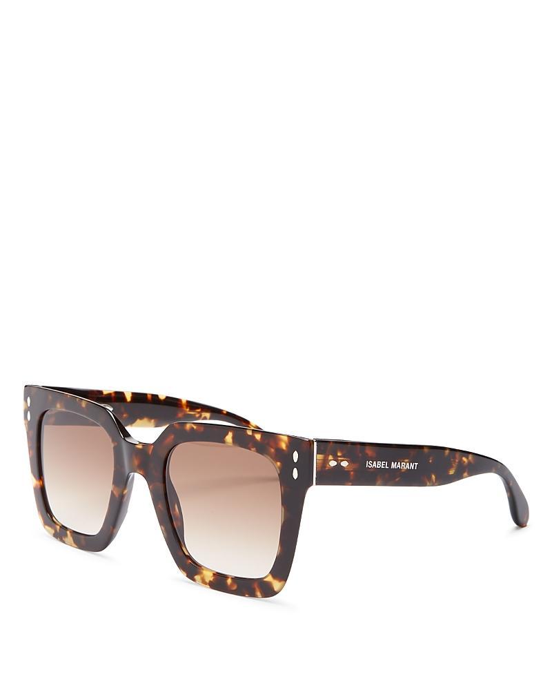 Womens 53MM Square Sunglasses Product Image