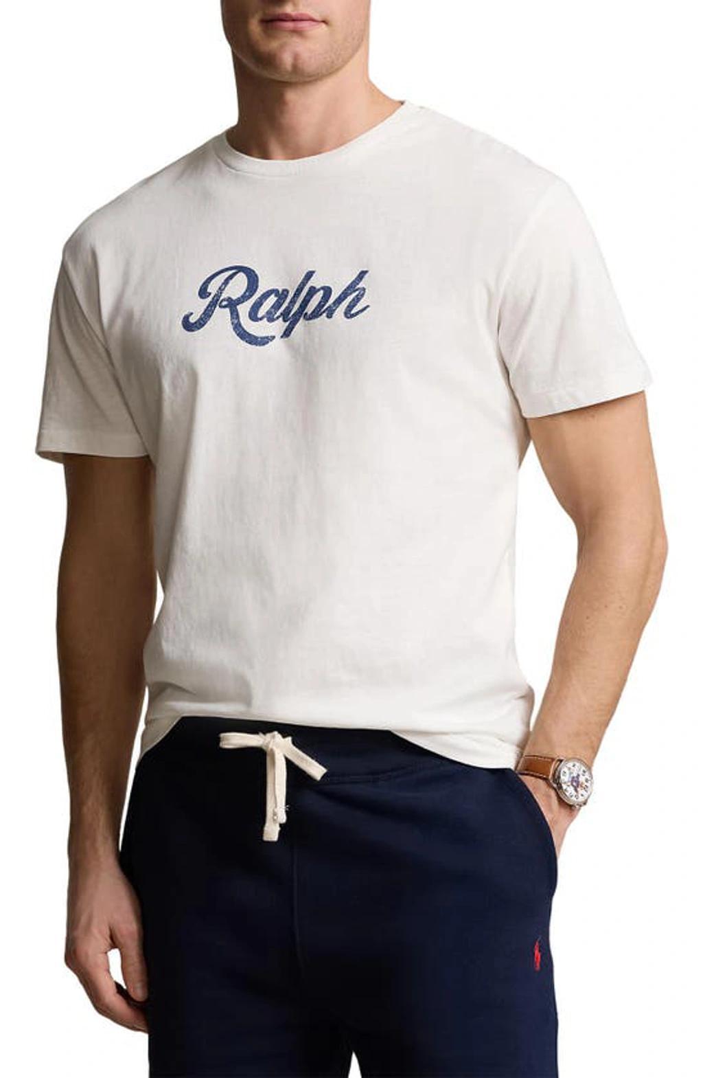 POLO RALPH LAUREN Classic Fit Jersey Graphic Tee In Nevis Product Image