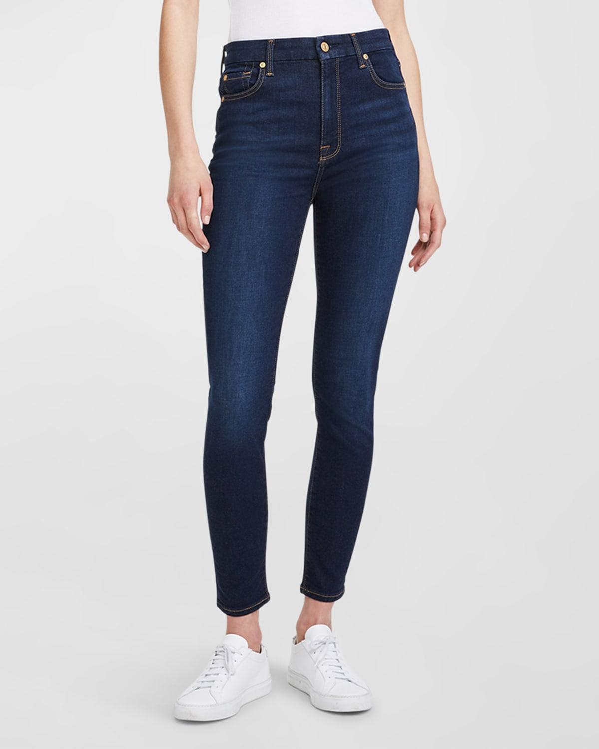 Womens The High-Rise Ankle Skinny Jeans Product Image