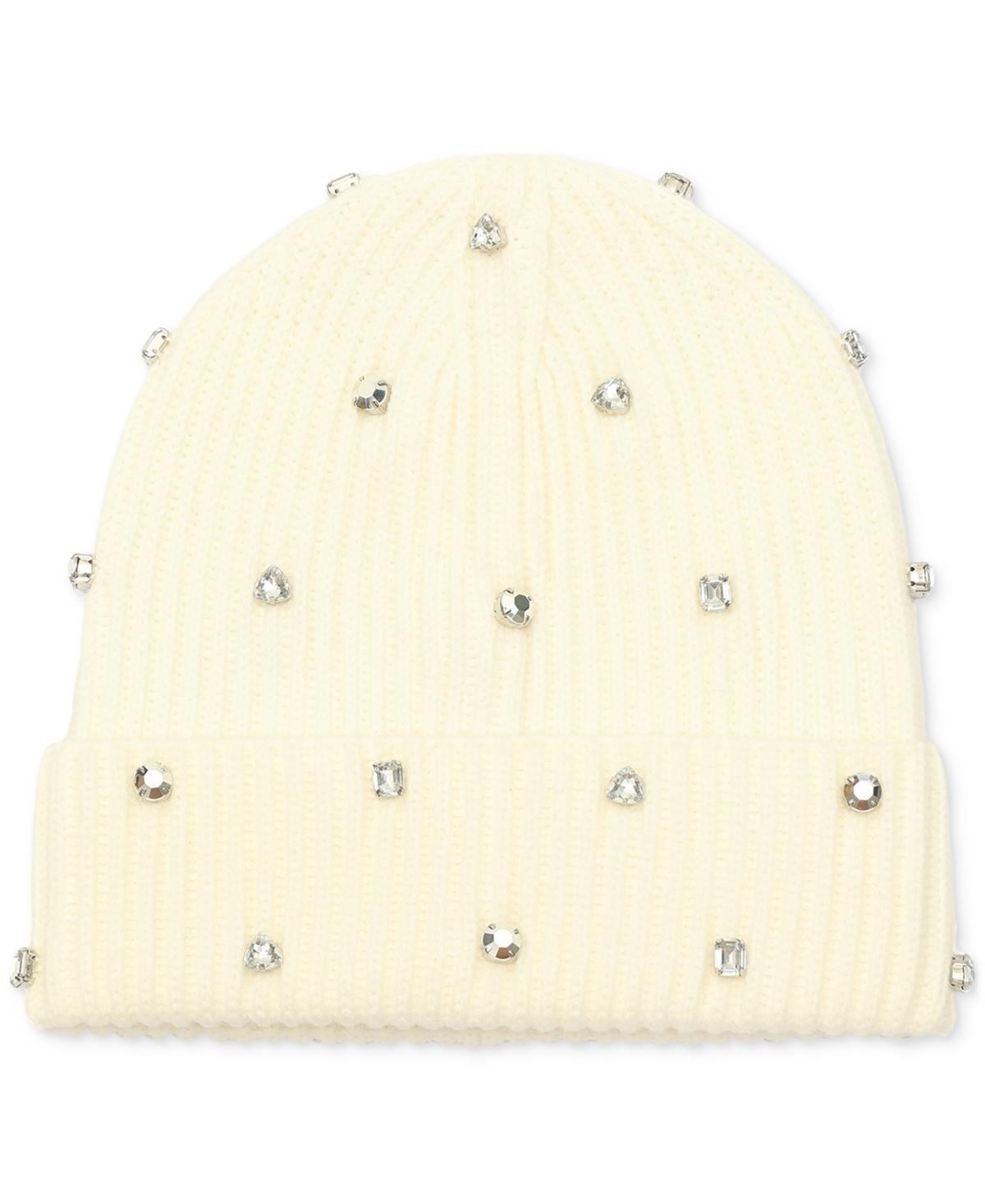 Kate Spade New York Womens Embellished Ribbed Beanie product image