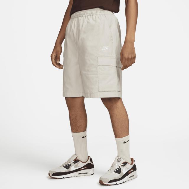 Nike Mens Nike Club Cargo Shorts - Mens White/White/Brown Product Image