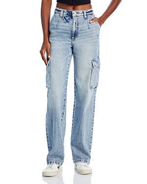 Pistola Bobbie High Rise Cargo Jeans in Regent Product Image