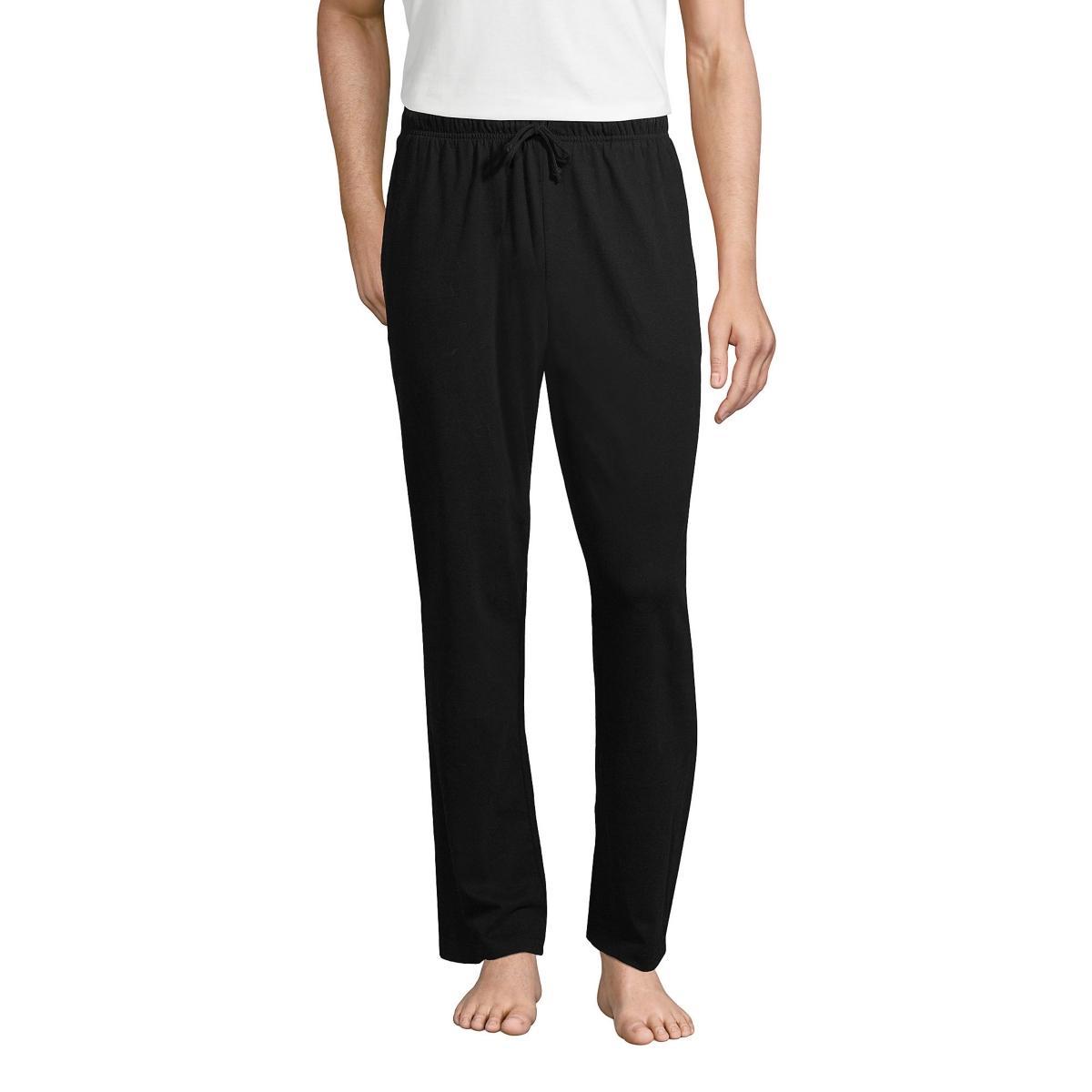 Lands End Mens Knit Jersey Sleep Pants Product Image