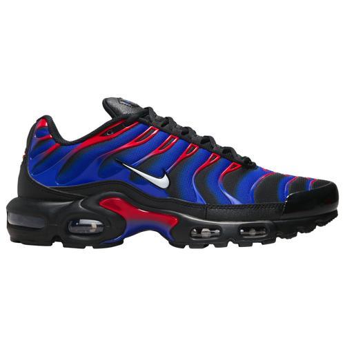 Nike Mens Nike Air Max Plus - Mens Shoes Black/White/Red Product Image