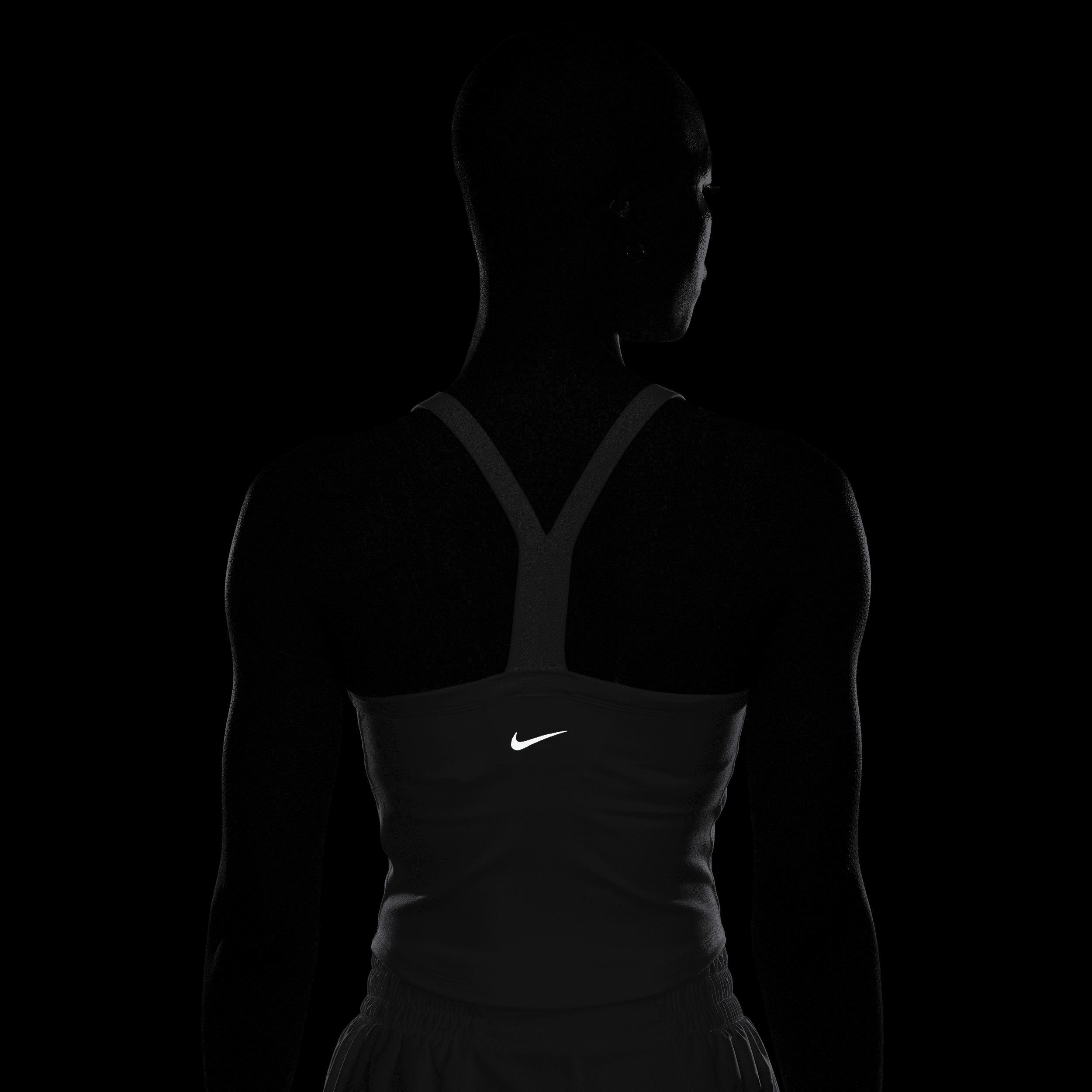 Nike One Fitted Women's Dri-FIT Strappy Cropped Tank Top Product Image