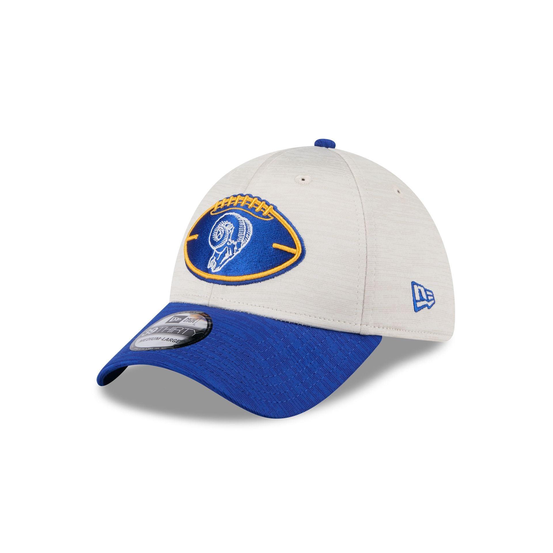 Los Angeles Rams 2024 Historic Sideline 39THIRTY Stretch Fit Hat Male Product Image