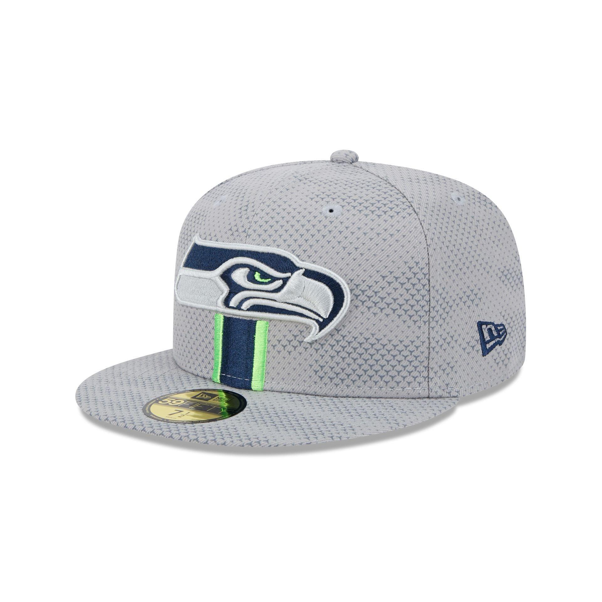 Seattle Seahawks 2024 Sideline Gray 59FIFTY Fitted Hat Male Product Image