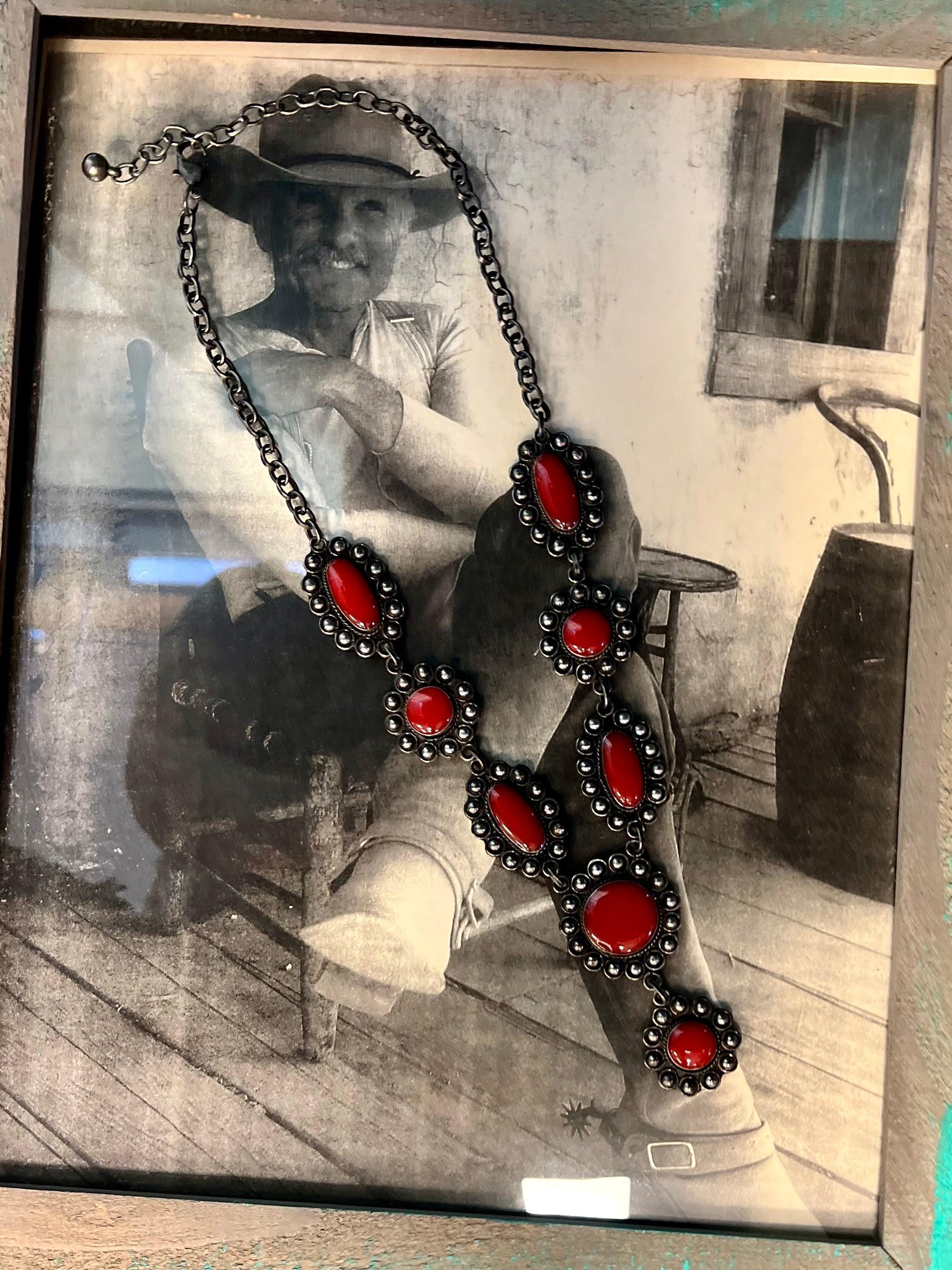 Vintage Ruby Necklace Product Image