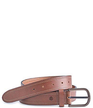 Johnston  Murphy Mens Double Contrast Stitched Belt Product Image