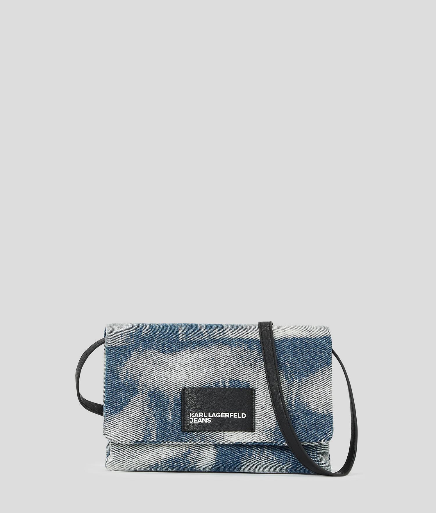 BLEACHED DENIM CROSSBODY BAG Product Image