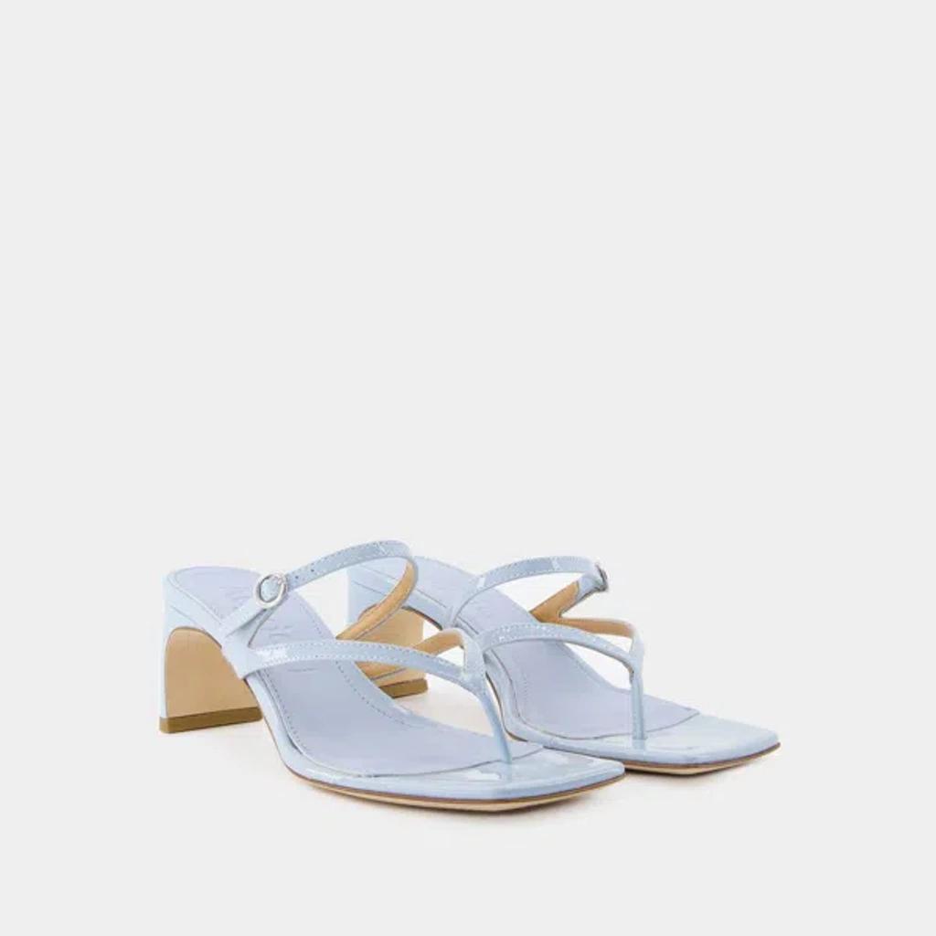 Giselle Sandals -  - Leather - Blue Product Image