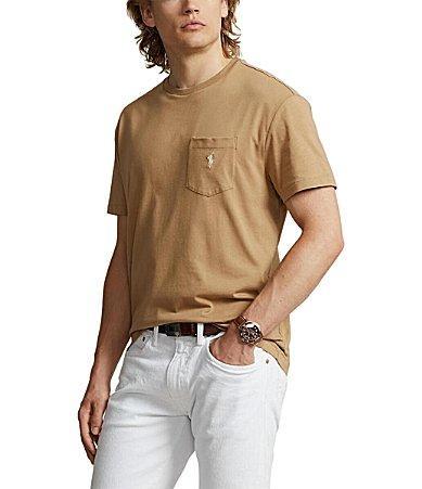 Polo Ralph Lauren Mens Classic Fit Crew Neck Pocket T-Shirt Product Image