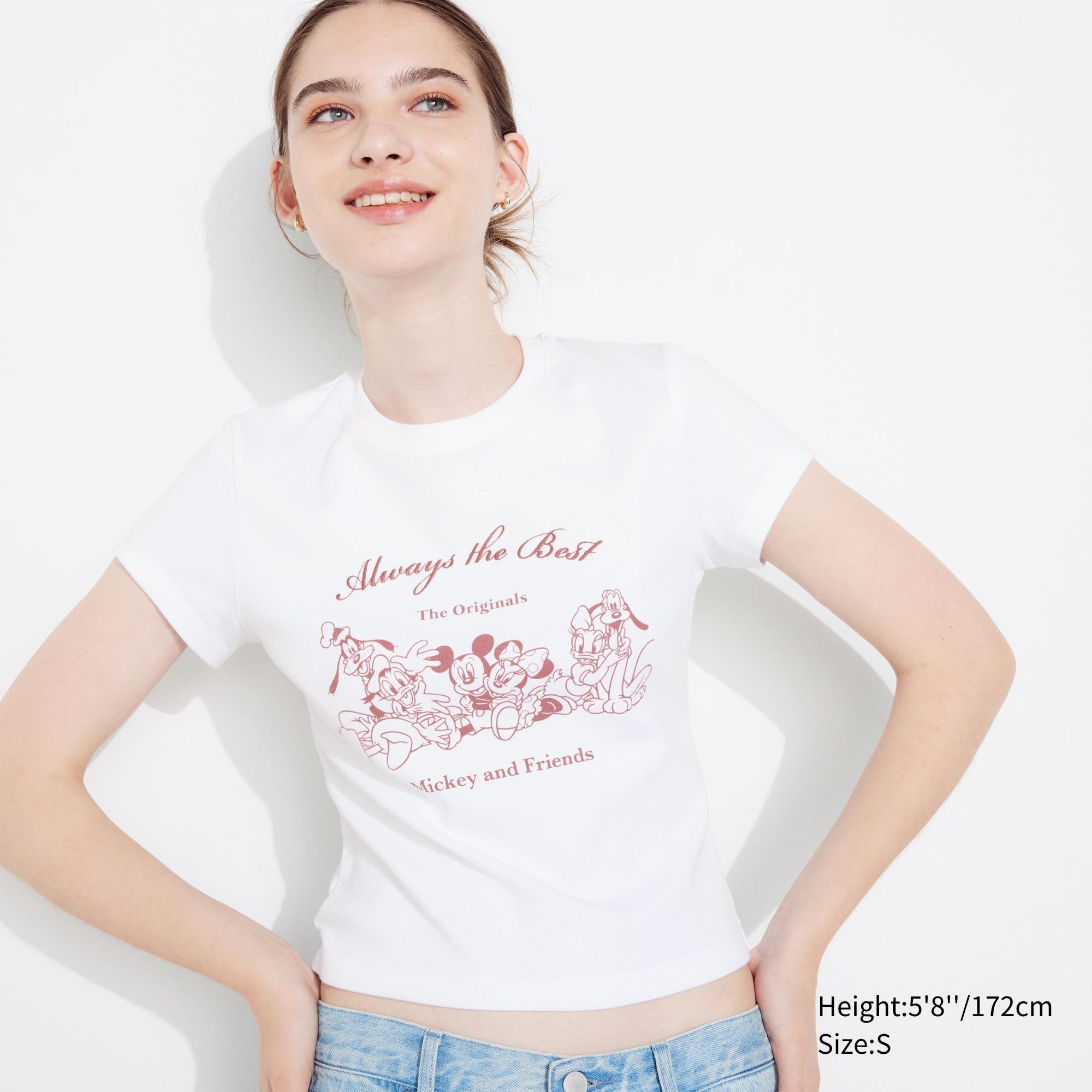 Womens Disney Collection Ut (Short-Sleeve Graphic T-Shirt) White Small UNIQLO US product image