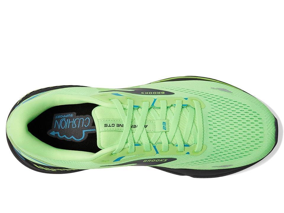 Brooks Men's Adrenaline GTS 23 Gecko/Grey/Atomic Blue) Men's Shoes Product Image