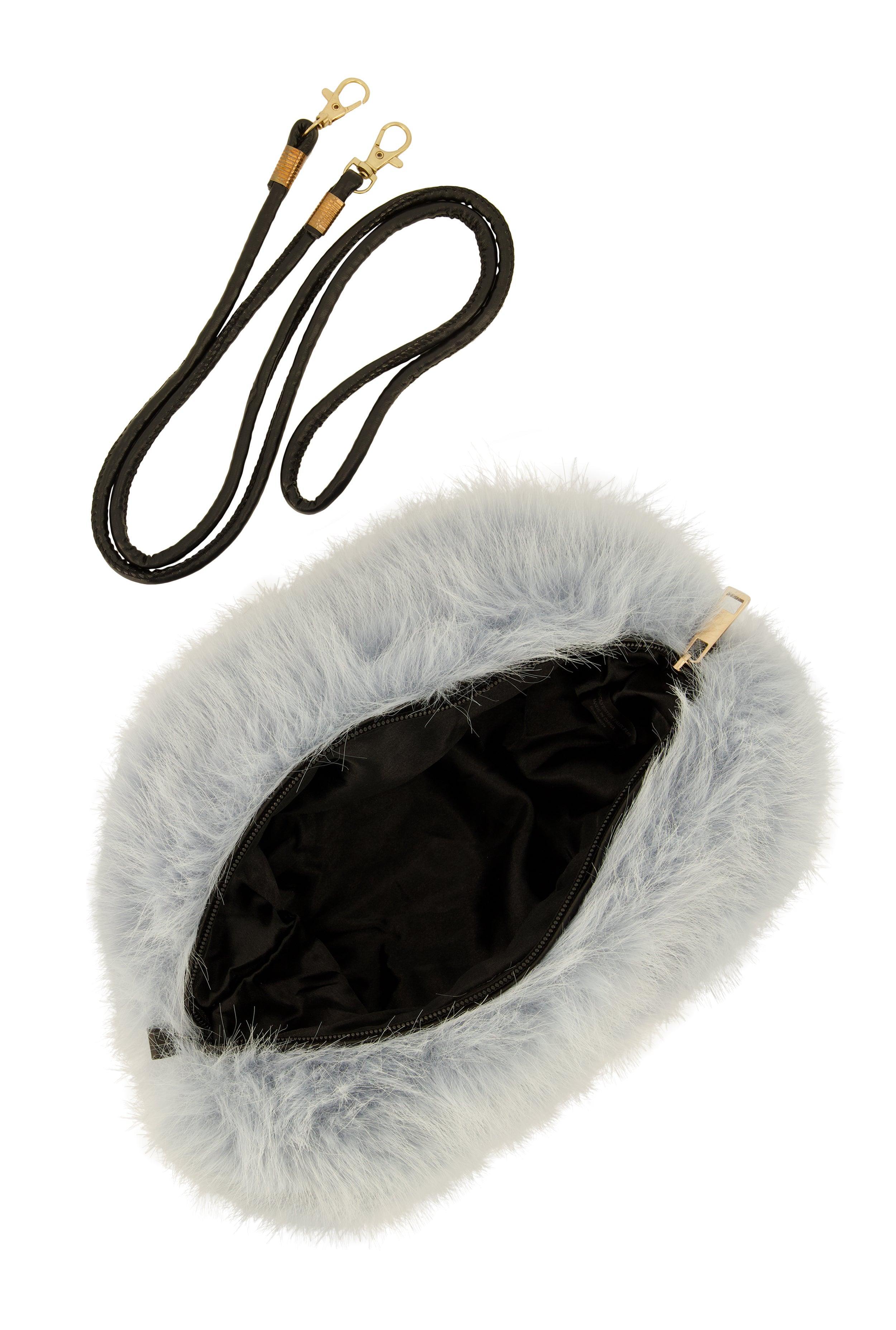 Faux Fur Muff Crossbody Bag Female Product Image