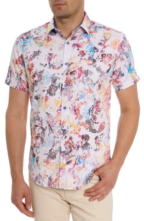 Mens Splash Of Color Short-Sleeve Shirt Product Image