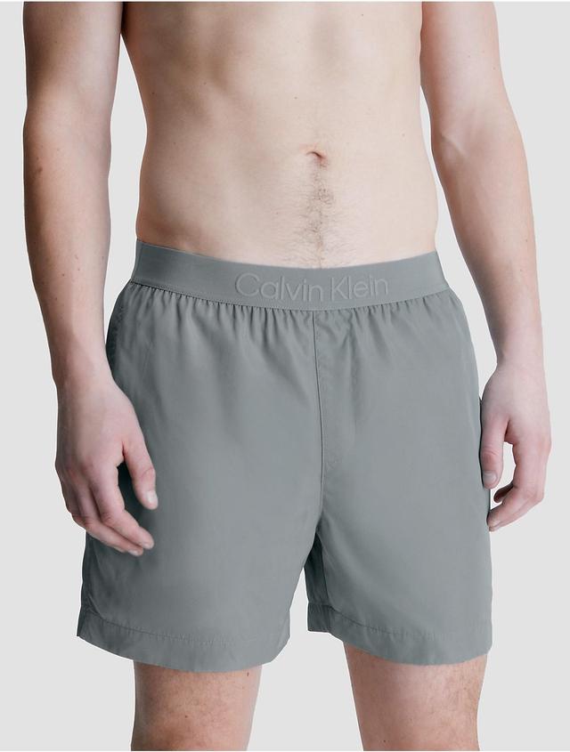 Calvin Klein Mens Core Tonal Swim Shorts - Grey - L Product Image