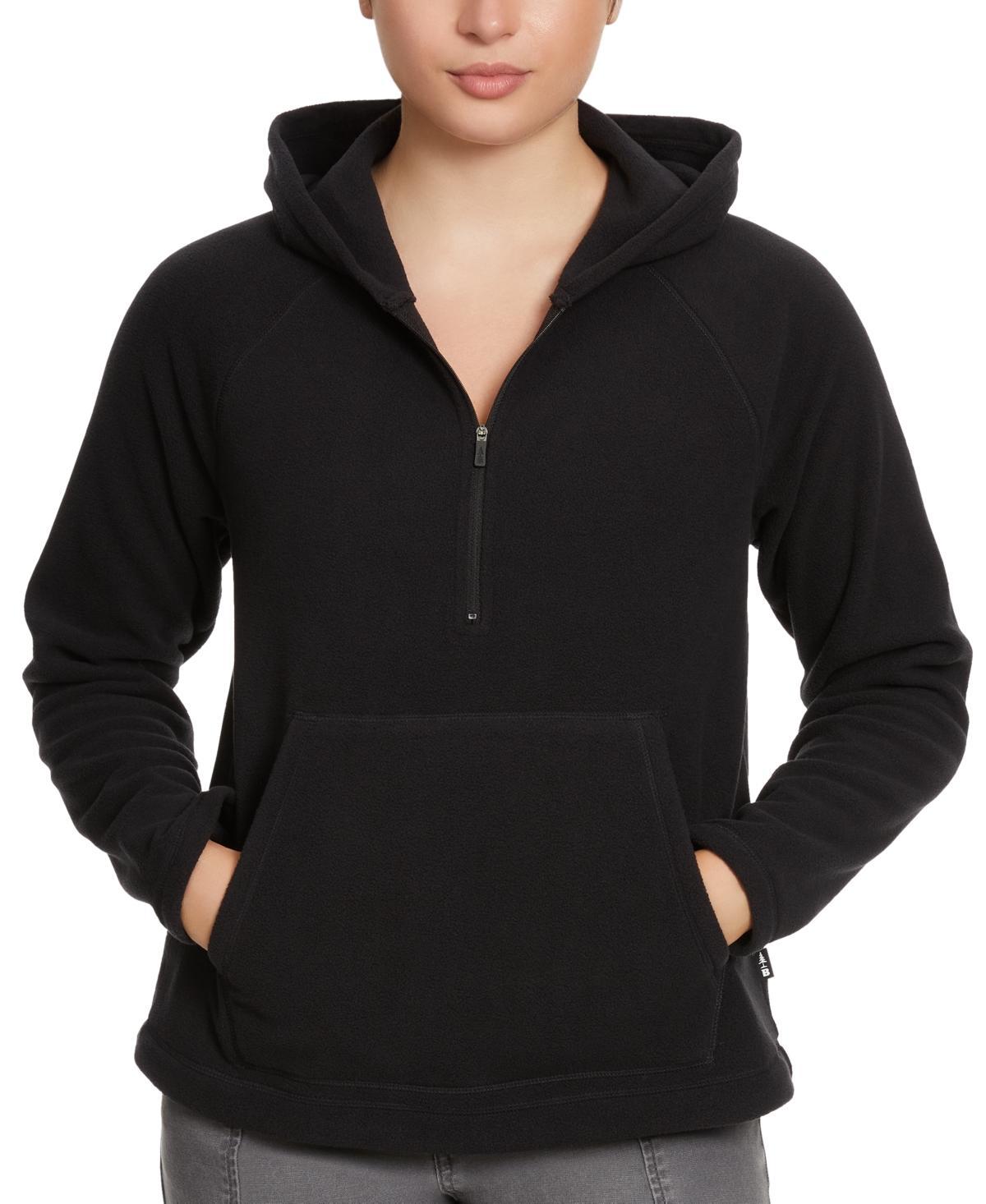 Bass Outdoor Womens Quarter-Zip Long-Sleeve Hoodie Product Image