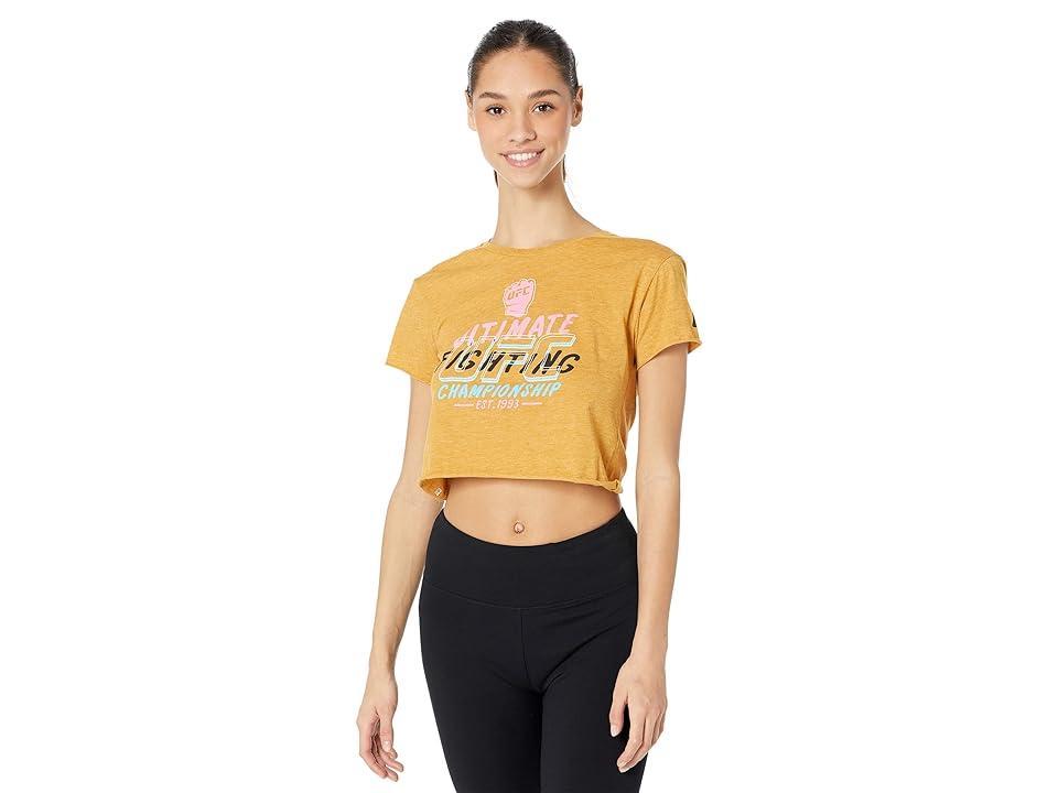 UFC Tone Lines Cropped Tee (Antique ) Women's Clothing Product Image