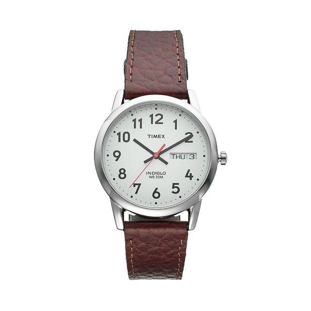 Timex Mens Wardrobe Essentials Leather Watch - T20041JT Brown Product Image