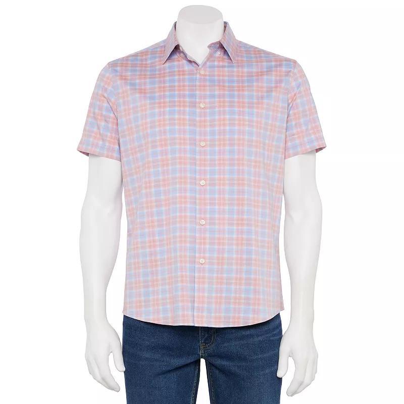 Mens Sonoma Goods For Life Short Sleeve Performance Button-Down Shirt Product Image