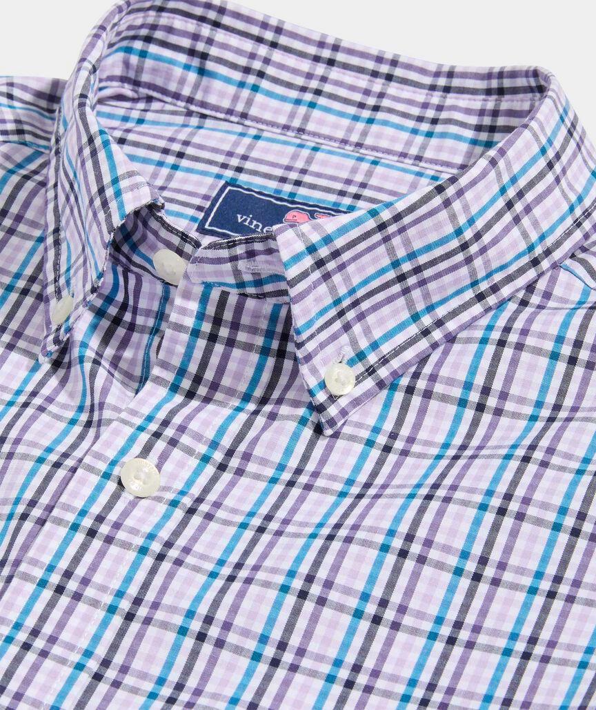 Stretch Poplin Tattersall Shirt Product Image