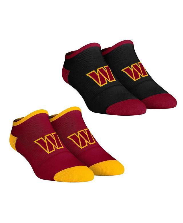 Womens Rock Em Socks Calgary Flames Core Team 2-Pack Low Cut Ankle Sock Set Product Image