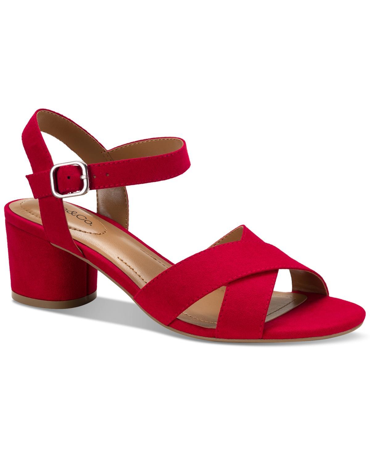 Style & Co Womens Amariss Crisscross Block Heel Dress Sandals, Created for Macys Product Image