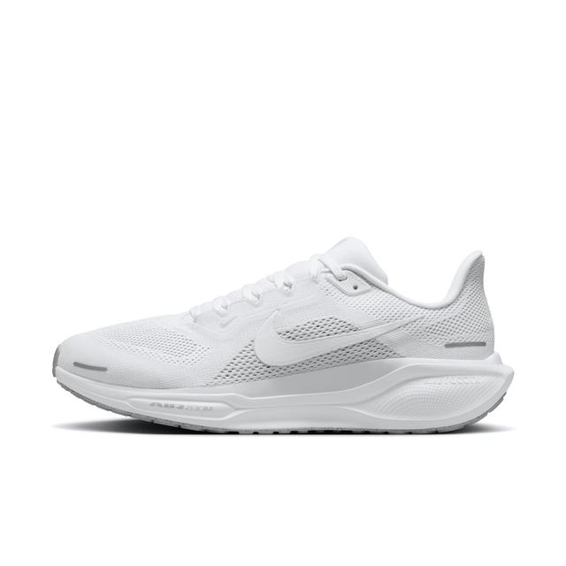 Nike Mens Air Zoom Pegasus 41 - Running Shoes White/Pure Platinum/White Product Image