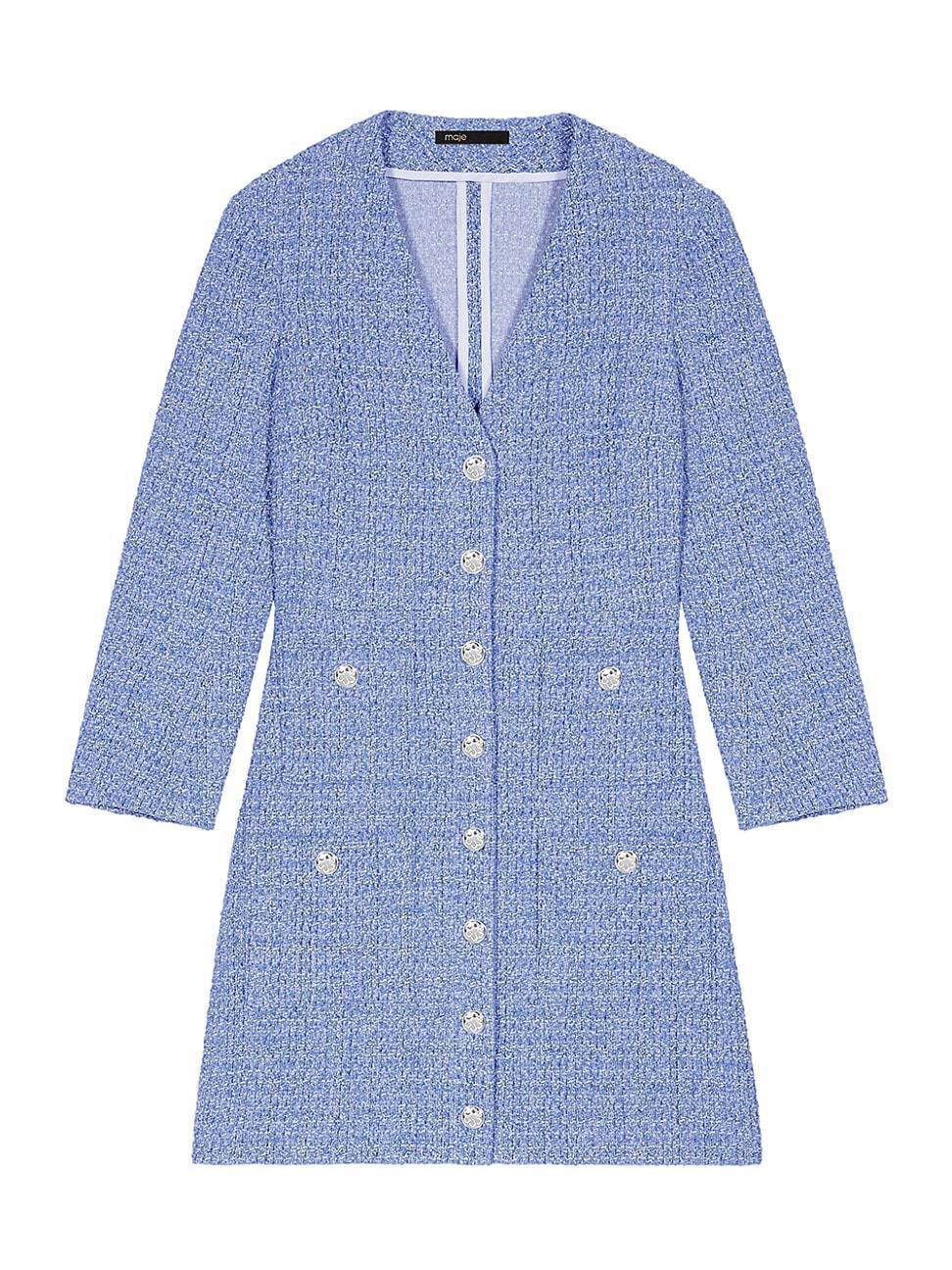 Womens Short Tweed Dress Product Image