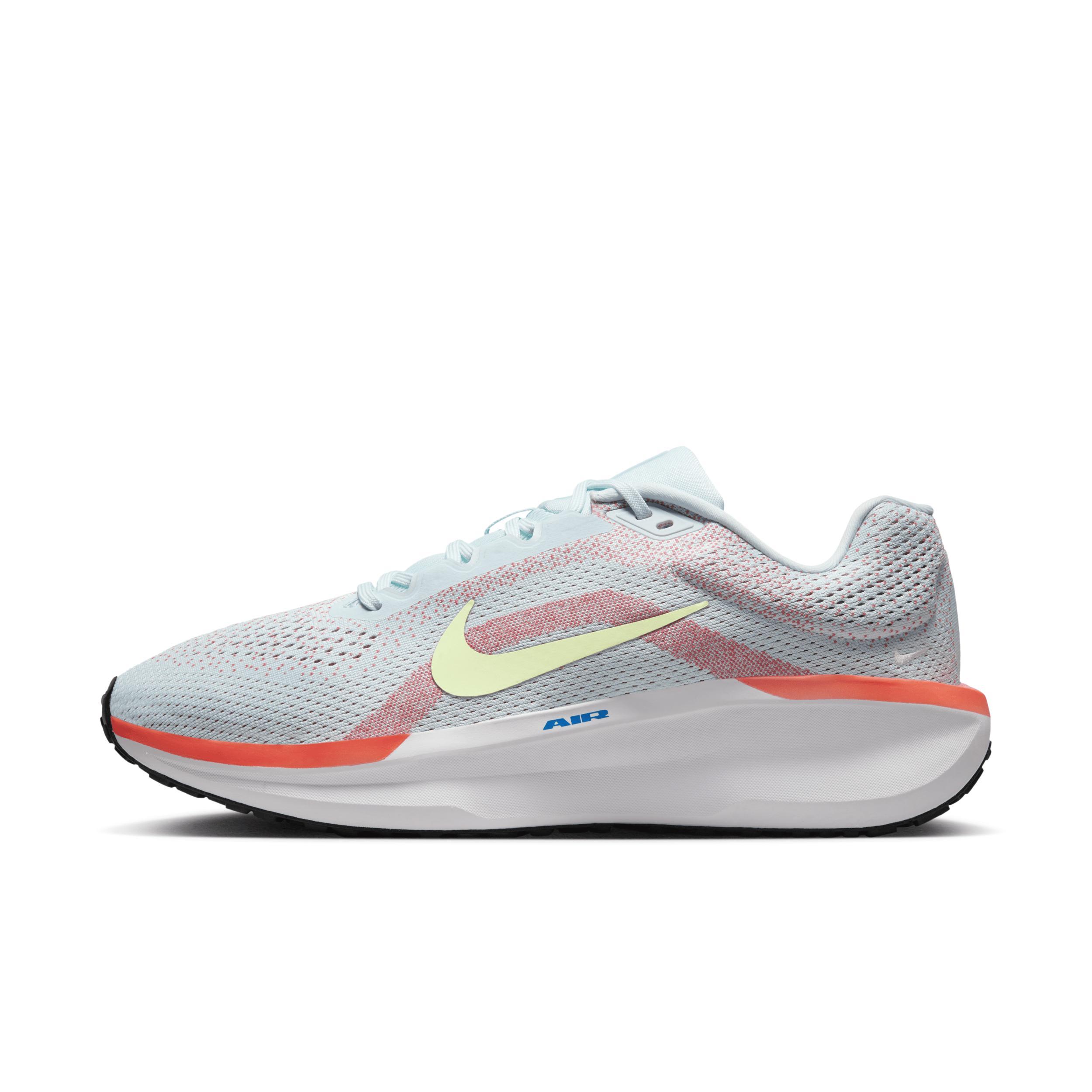 Nike Winflo 11 Mens Road Running Shoes Blue Volt Red Product Image