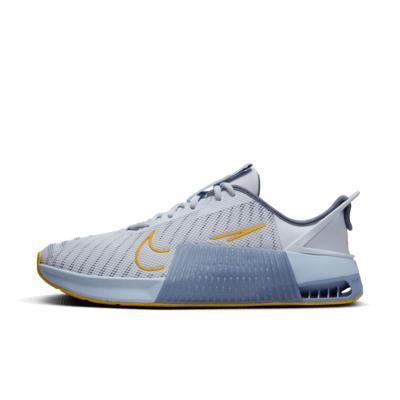 Nike Training Metcon 9 sneakers in gray and orange Product Image