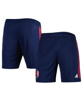 Mens adidas Navy St. Louis City SC 2023 Away AEROREADY Authentic Shorts Slc Blue Product Image