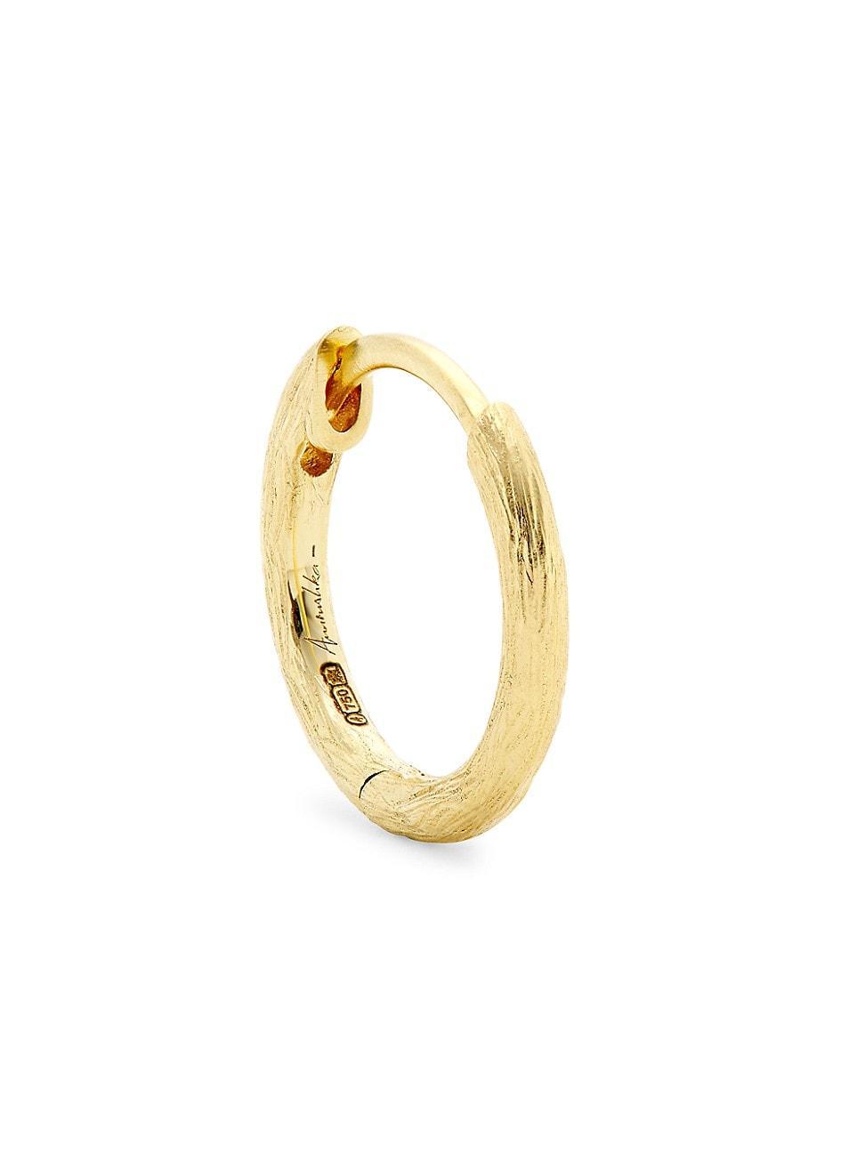 Womens Hoopla 18K Yellow Gold Hoop Earring Product Image