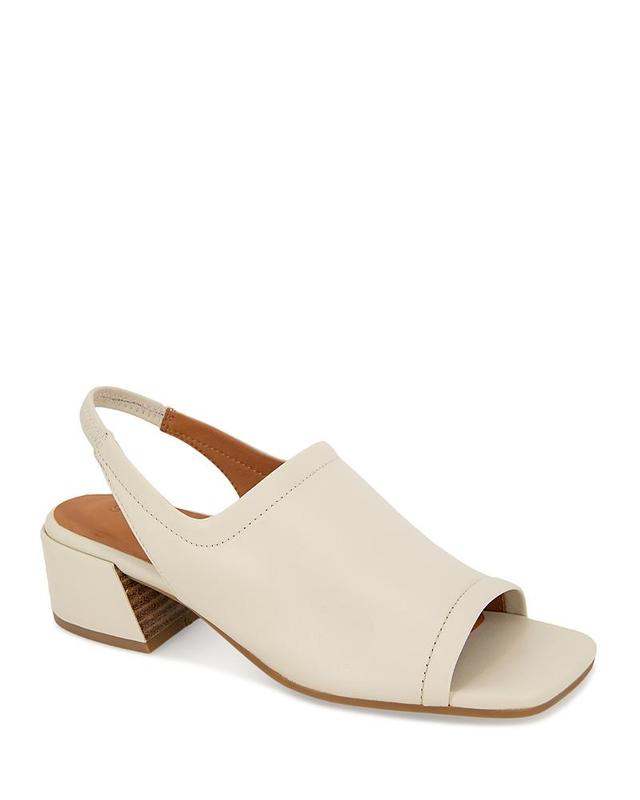 Gentle Souls by Kenneth Cole Womens Penny Square Toe Block Heel Slingback Sandals Product Image