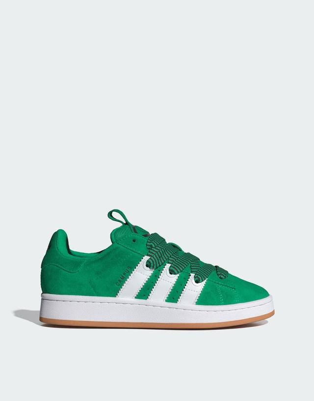 adidas Originals Campus 00s sneakers with lace detail in green Product Image