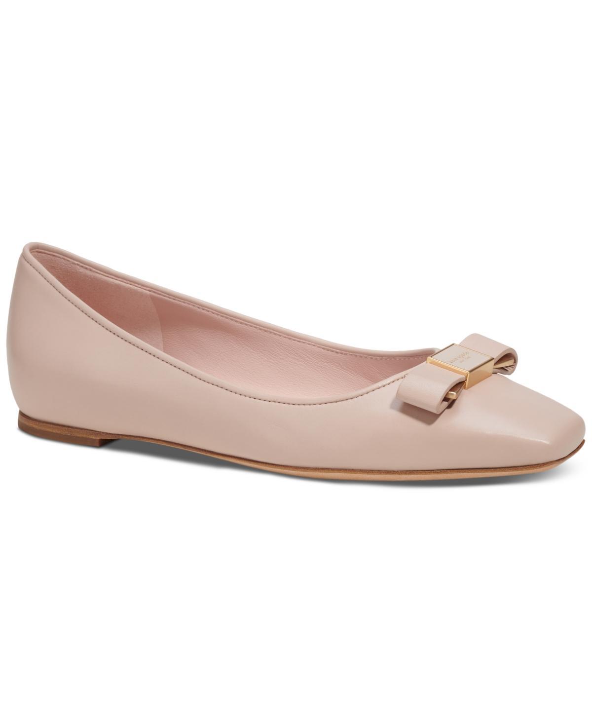 kate spade new york Womens Bowdie Slip On Pointed Toe Ballet Flats Product Image