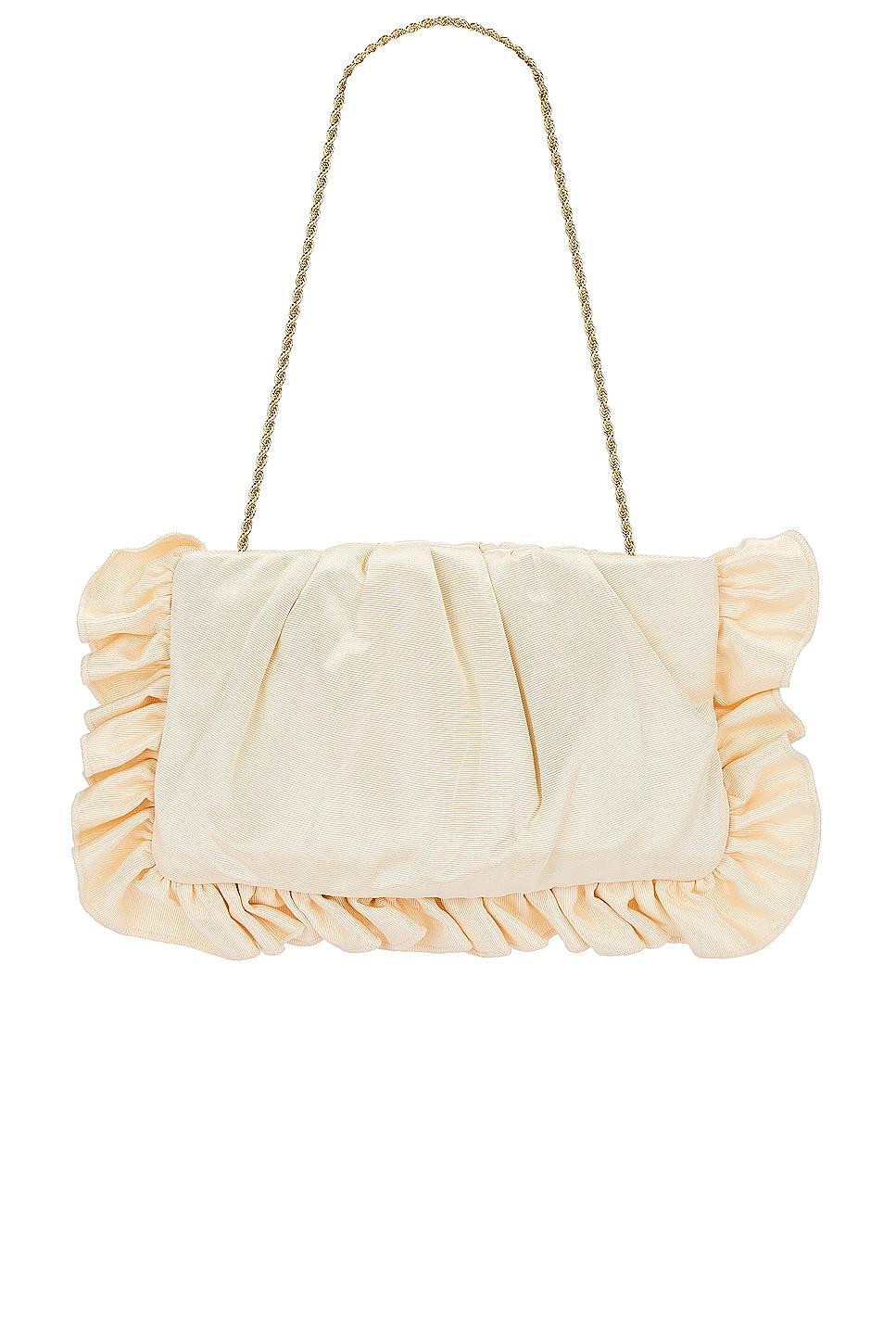 Mavis Ruffle Trim Flat Clutch Loeffler Randall Product Image