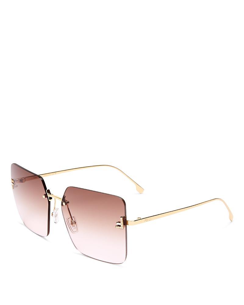 Womens 59MM Square Sunglasses Product Image