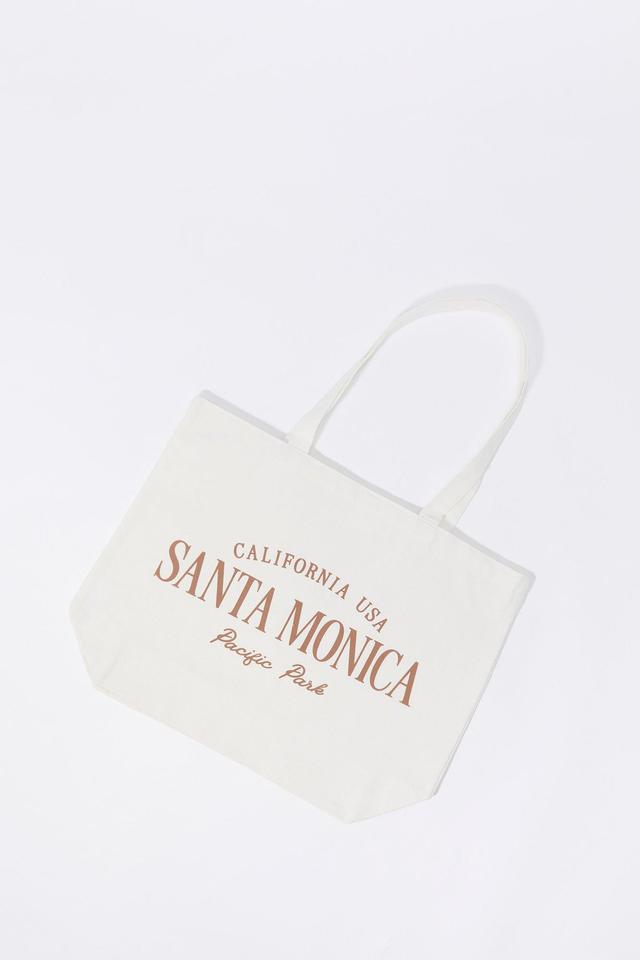 Santa Monica Graphic Tote Bag Female Product Image