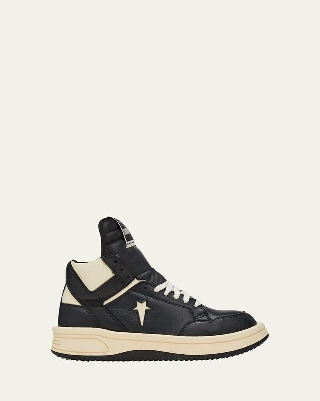 x Converse Mens TURBOWPN Leather High-Top Sneakers Product Image