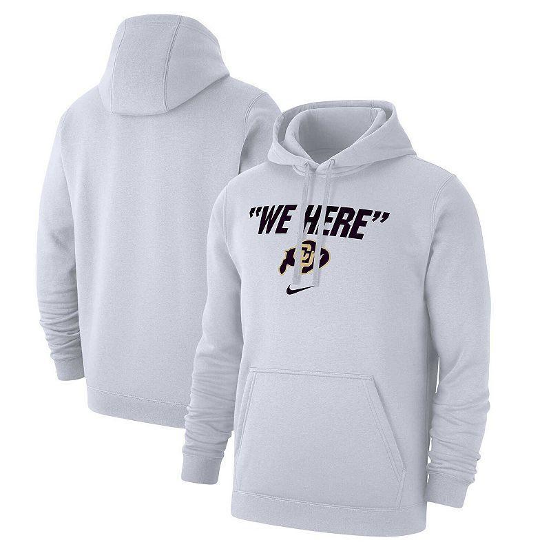 Mens Nike Colorado Buffaloes We Here Club Fleece Pullover Hoodie Product Image