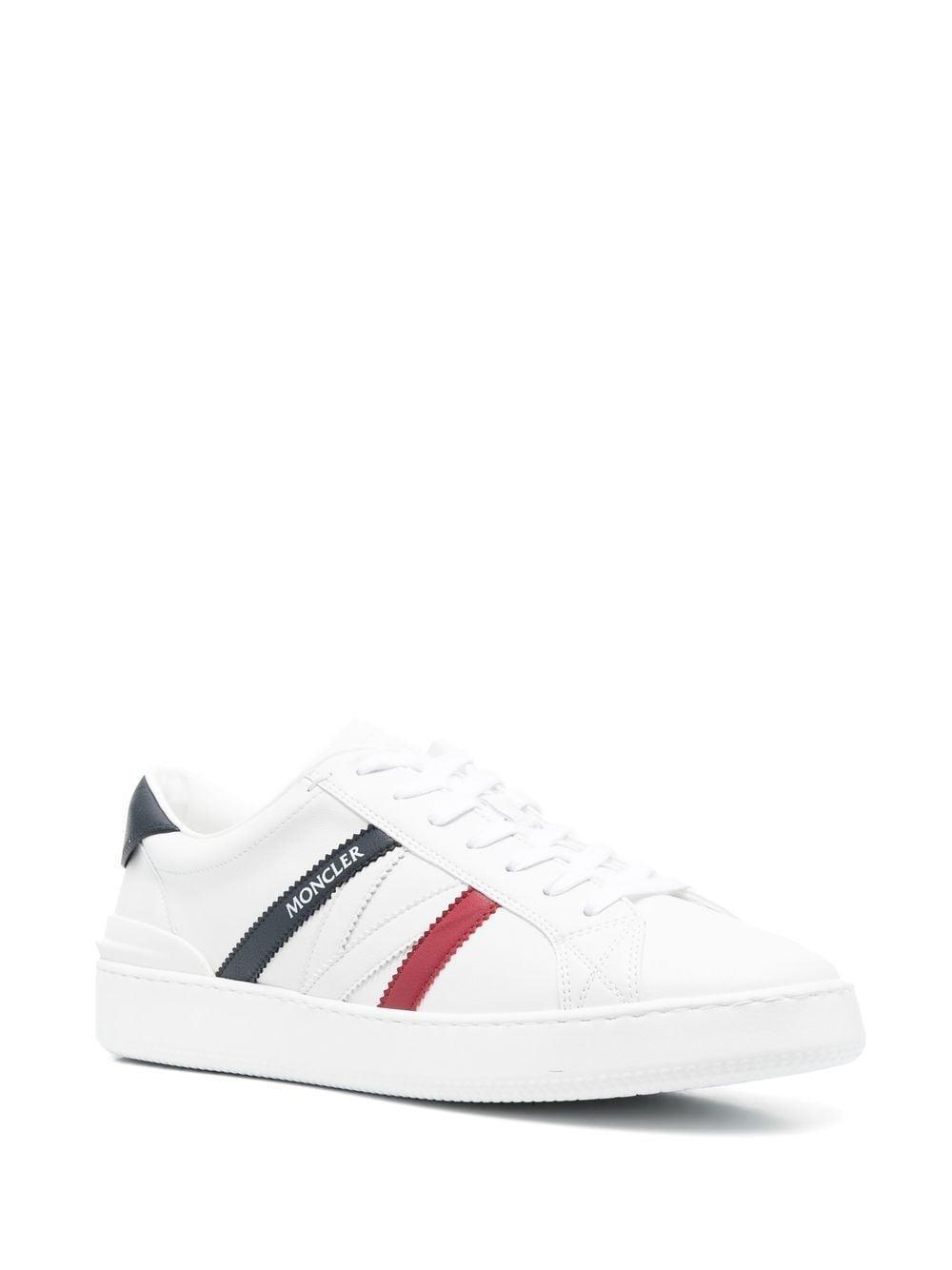 MONCLER Monaco Sneaker In White Product Image