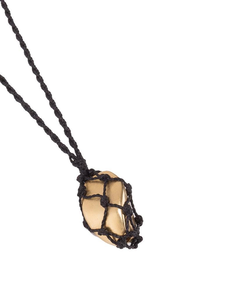 Stone Necklace - Black Product Image