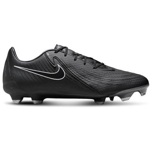 Nike Mens Nike Phantom GX II Academy FG/MG - Mens Soccer Shoes Black/Black Product Image