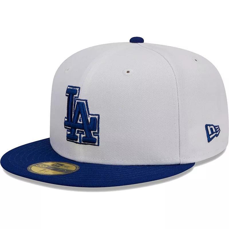 Mens New Era /Royal Los Angeles Dodgers Optic 59FIFTY Fitted Hat Product Image