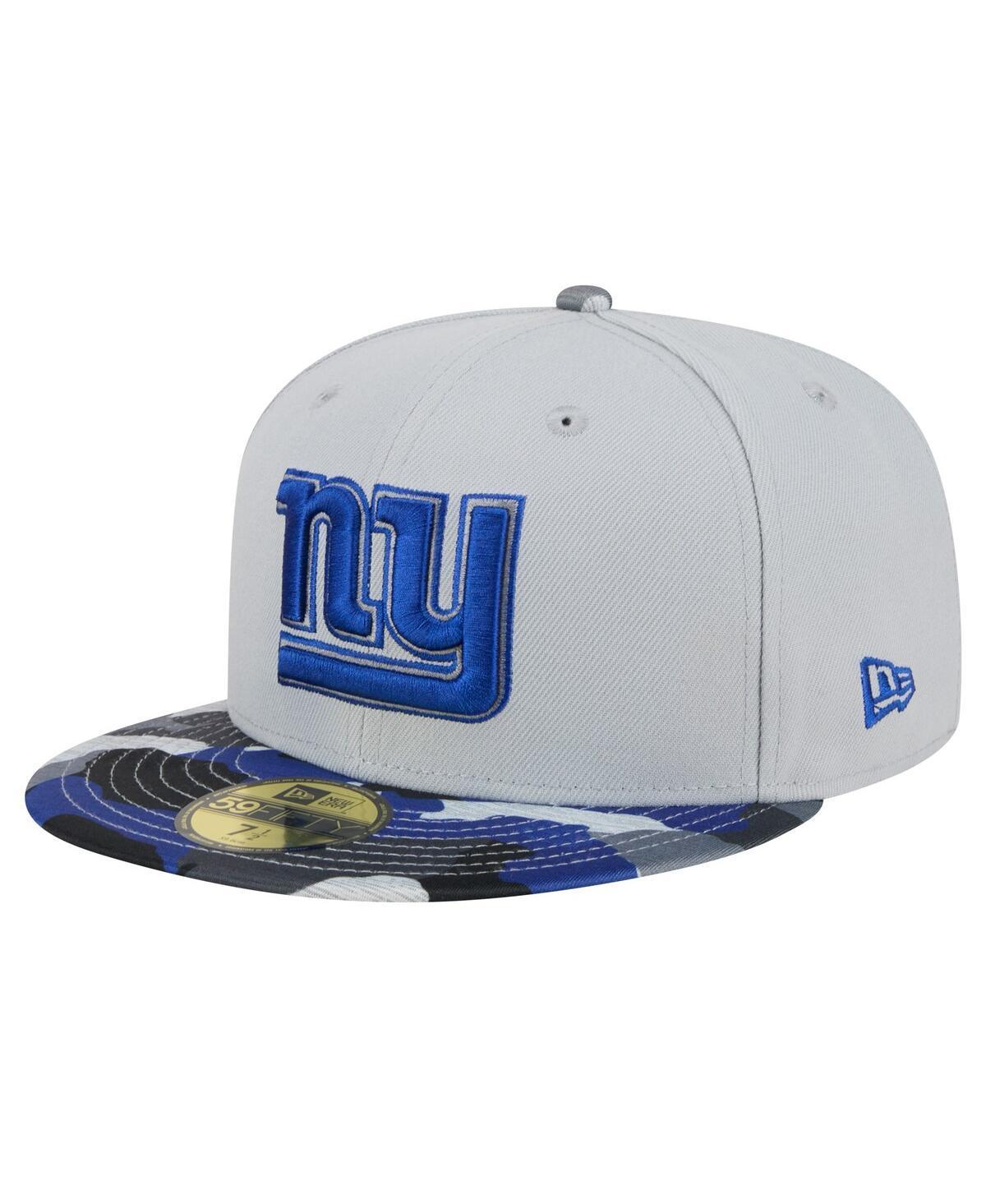 Mens New Era Gray New York Giants Active Camo 59FIFTY Fitted Hat Product Image