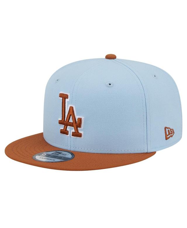 Mens New Era Blue Los Angeles Dodgers Spring Color Two-Tone 9FIFTY Snapback Hat Product Image