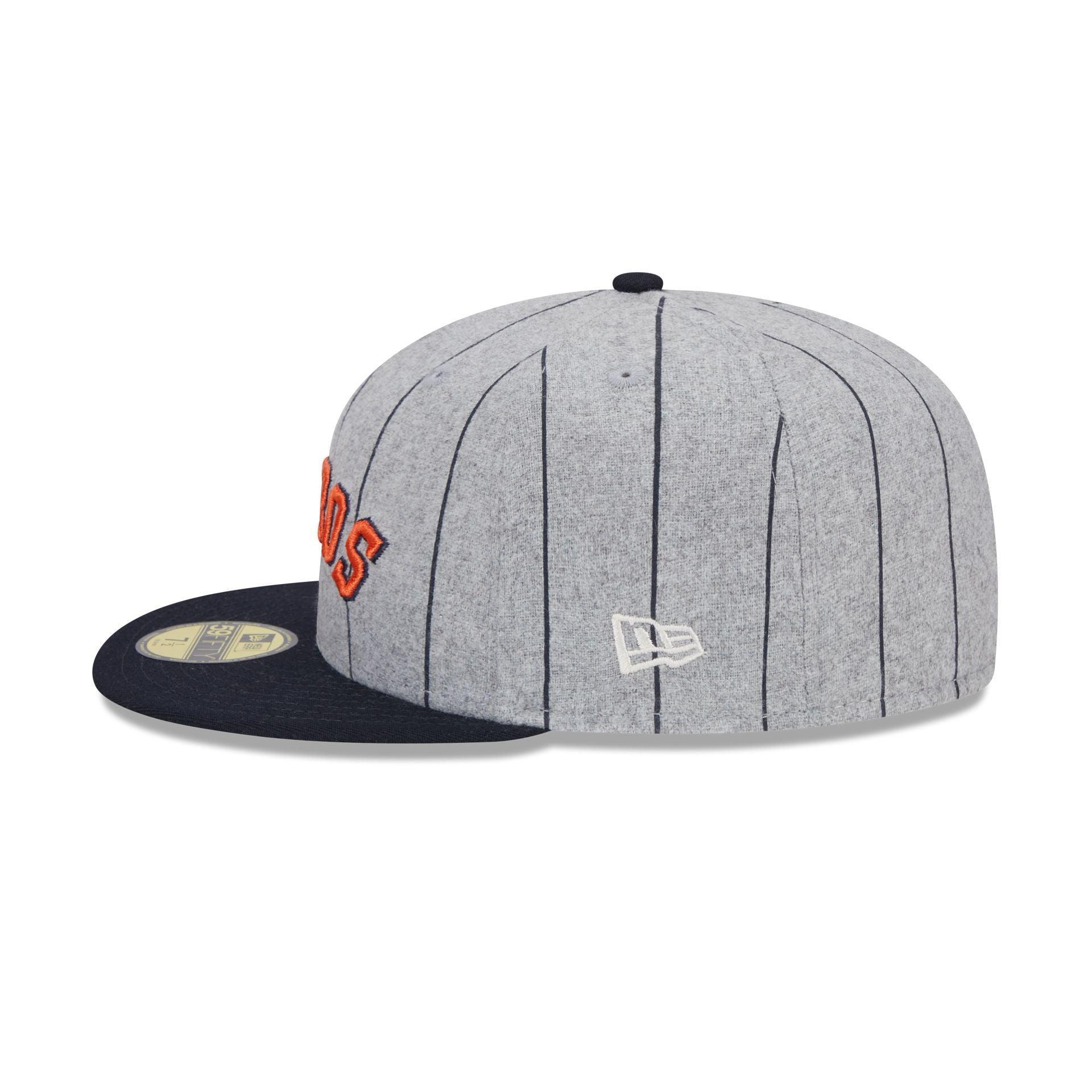 Houston Astros Heather Pinstripe 59FIFTY Fitted Hat Male Product Image