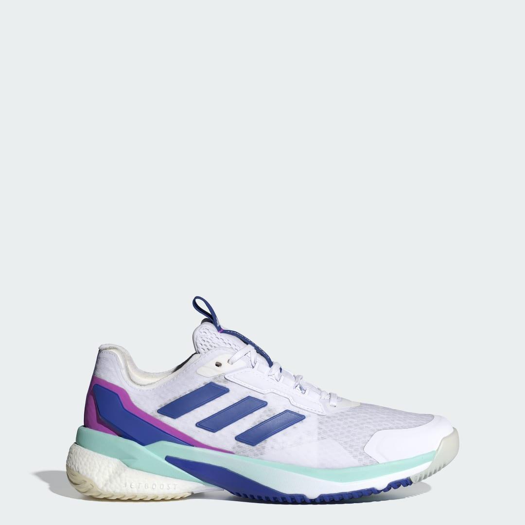 adidas Crazyflight 5 Indoor Shoes Cloud White 12.5 Womens Product Image